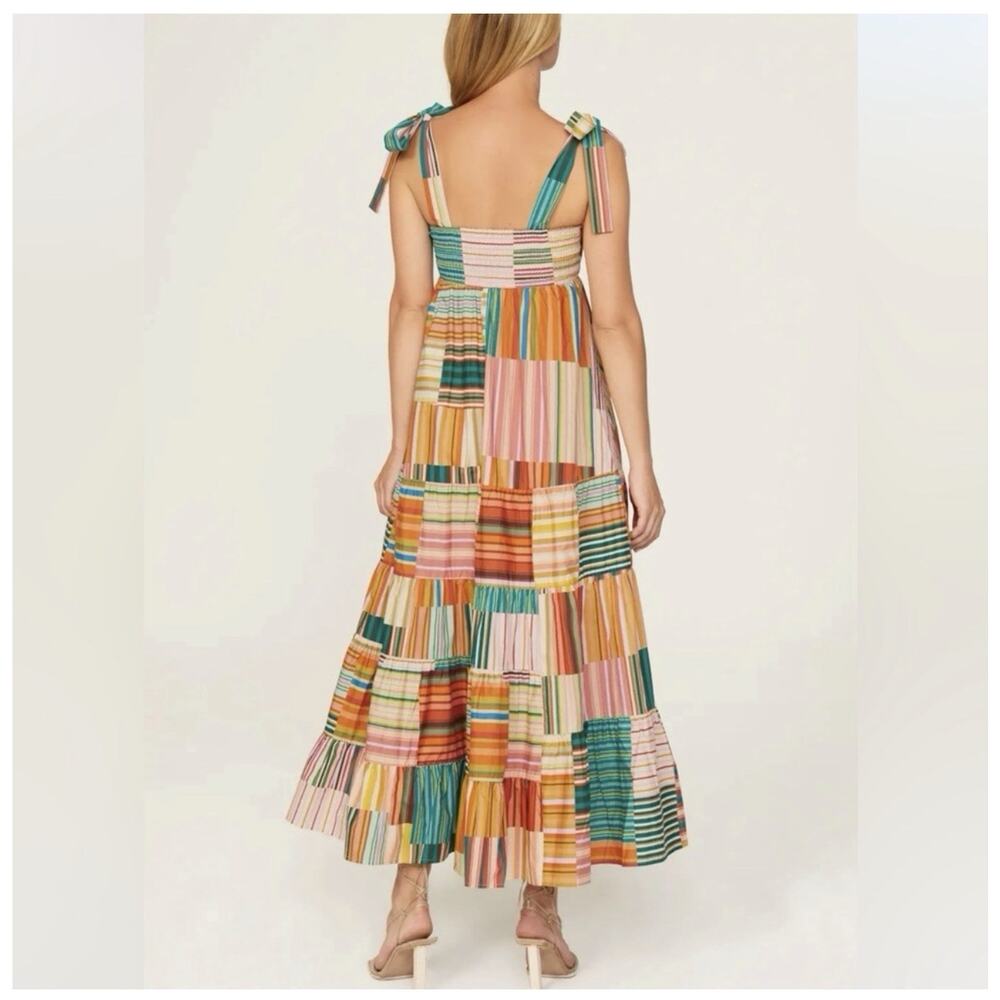 Alemais Sloane Tiered Organic Cotton Dress Size 6 - Picture 2 of 9